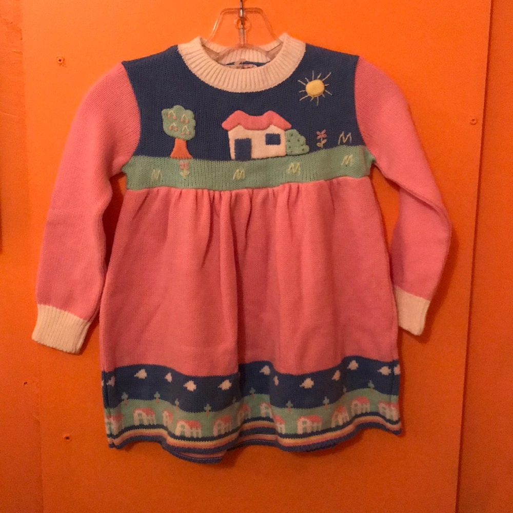 Girls sweater dress